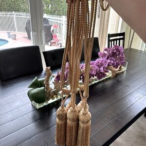 Elegant curtains tassel